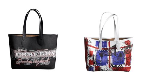 Burberry’s Doodle Collection Totes .